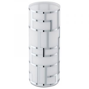 Chrom design Tischleuchte Glas, Bjorn, mit Schalter