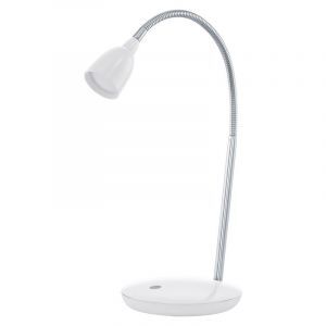 Weiße Schreibtischlampe Kunststoff, Matteo, 3W, 3000K LED, mit Schalter