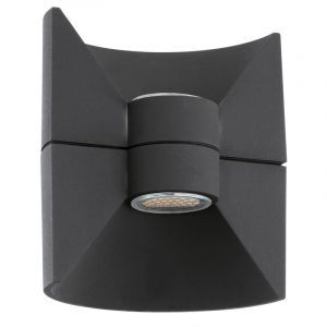 Anthrazit moderne Außenleuchte Aluminium, Josefina, 3W, 3000K LED, IP44