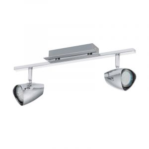 Chrom design Deckenstrahler Kunststoff, Akke