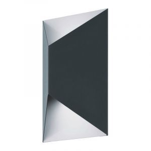 Anthrazit moderne Außenleuchte Metall, Lyndi, 3W, 3000K LED, IP44