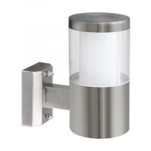 Silberne moderne Außenleuchte Kunststoff, Neele, IP44