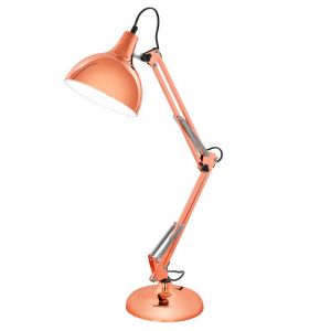 Kupfer industrielle Schreibtischlampe Metall, Josha, mit Schalter