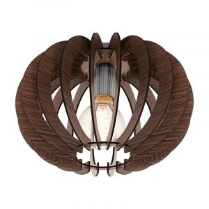 Braune design Deckenleuchte Holz, Kiran