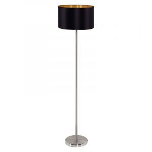 Goldene moderne Stehlampe Stoff, Terme, mit Schalter