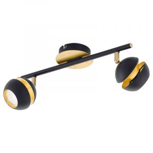 Goldene moderne Deckenstrahler Stahl, Josse