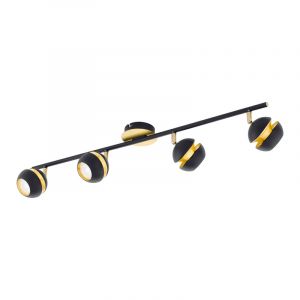 Goldene moderne Deckenstrahler Stahl, Josse