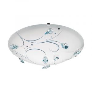 Weiße Deckenleuchte Glas, Arsalan, 16W, 4000K LED