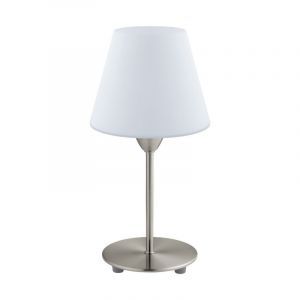 Nickel moderne Tischleuchte Glas, Asiye, mit Schalter