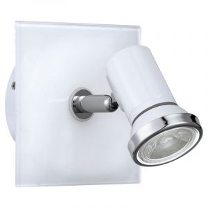 Chrom Wandstrahler Glas, Jasmijn, IP44