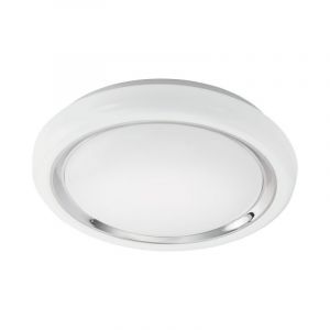 Weiße moderne Deckenleuchte Kunststoff, Carmela, 18W, 3000K LED