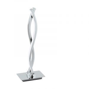 Chrom moderne Tischleuchte Aluminium, Arantxa, 5W, 3000K LED, mit Schalter