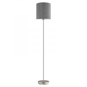 Graue moderne Stehlampe Stoff, Abano, mit Schalter