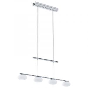 Chrom moderne Pendelleuchte Stahl, Frederico, 4W, 3000K LED