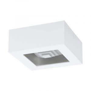Weiße moderne Deckenlampe Stahl, Olger, 6W, 3000K LED