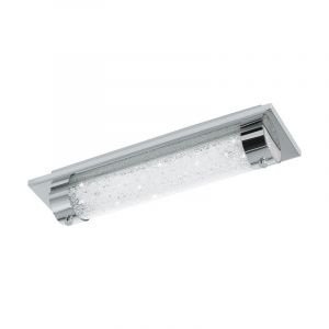 Chrom design Deckenleuchte Glas, Iris, 8W, 4000K LED, IP44