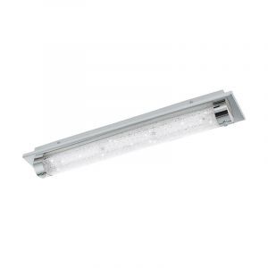 Chrom design Deckenleuchte Glas, Iris, 19W, 4000K LED, IP44