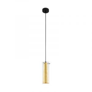 Goldene moderne Pendelleuchte Glas, Barceno