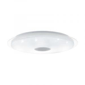 Transparente Deckenlampe Kunststoff, Dunya, 40W, in Lichtfarbe einstellbare LED