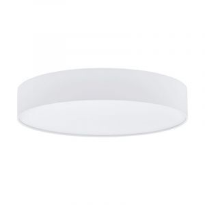 Weiße moderne Deckenleuchte Kunststoff, Sila, 40W, warm- bis kaltweiß einstellbare LED, mit Fernbedienung
