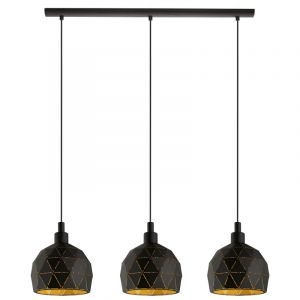 Schwarze moderne Pendelleuchte Stahl, Silva