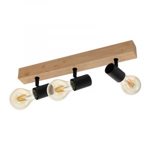 Holz Deckenstrahler Braun, Anton