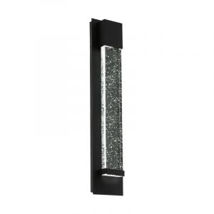 Schwarze moderne Außenleuchte Aluminium, Yvanca, 3W, 3000K LED, IP44