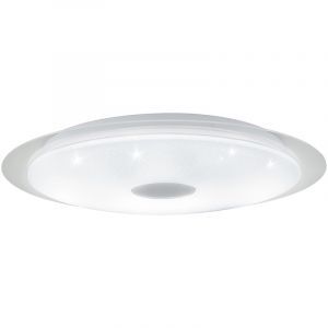 Transparente moderne Deckenlampe Kunststoff, Jouri, 36W, in Lichtfarbe einstellbare LED
