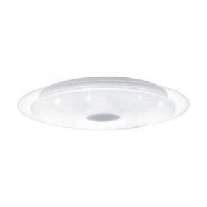 Transparente Deckenlampe Stahl, Dunya, 24W, in Lichtfarbe einstellbare LED