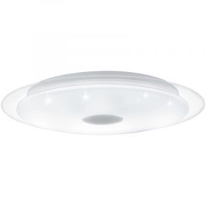 Transparente Deckenlampe Stahl, Dunya, 36W, in Lichtfarbe einstellbare LED
