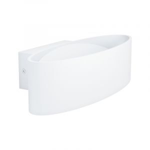 Weiße moderne Wandleuchte Aluminium, Elmar, 10W, 3000K LED