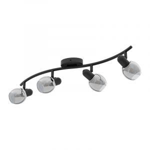 Schwarze design Deckenstrahler Stahl, Ritchy
