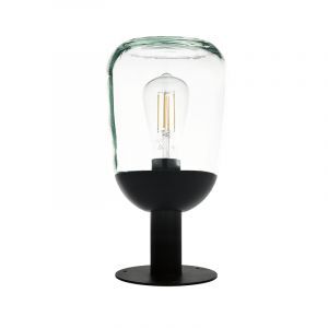 Schwarze moderne Außenleuchte Aluminium, Kerwin, IP44
