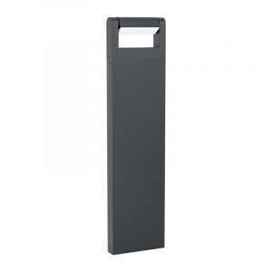 Schwarze moderne Außenleuchte Aluminium, Kawa, 4,8W, 3000K LED, IP44