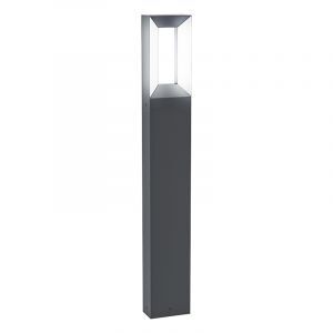 Schwarze moderne Außenleuchte Aluminium, Larisa, 5W, 3000K LED, IP44