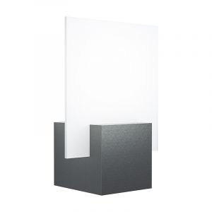 Schwarze moderne Außenleuchte Aluminium, Lilith, 6W, 3000K LED, IP44