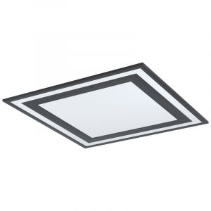 Schwarze moderne Deckenlampe Aluminium, Tirzah, 36W, 4000K LED