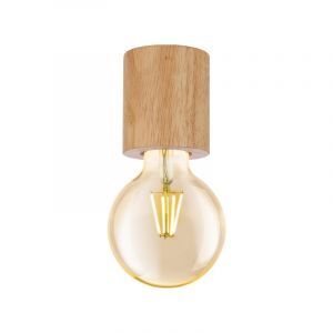 Holz Deckenlampe Braun, Yannic