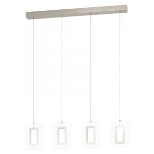 Nickel Pendelleuchte Kunststoff, Niels, 5W, 3000K LED