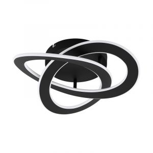 Schwarze moderne Deckenlampe Aluminium, Sikko, 35W, 4000K LED