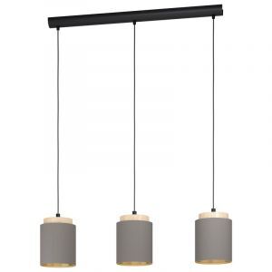 Holz Pendelleuchte Braun, Gabi