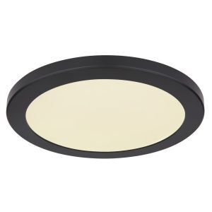 Schwarze Deckenlampe Kunststoff, Cage, 24W, in Lichtfarbe einstellbare LED