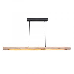 Holz Pendelleuchte Braun, Abbas, 25W, 3000K LED