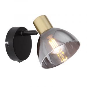 Goldene moderne Wandstrahler Glas, Arthur
