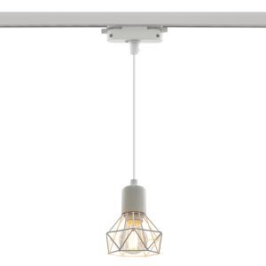 Industrielle 1 phase Schienen Lampe Weiß, Jaylano
