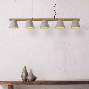 Holz Pendelleuchte Grau, Possio