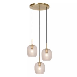 Goldene Pendelleuchte Retro, Alicent