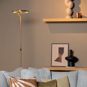 Messing Stehlampe Modern, Celeste, 21W, 2700K LED, mit Touch-Dimmer