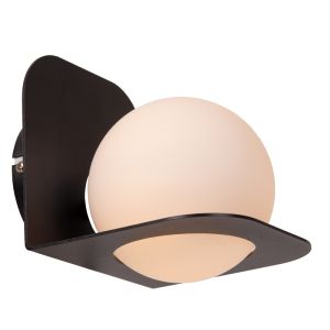 Schwarze Wandleuchte Badezimmer Modern, Davy, IP44