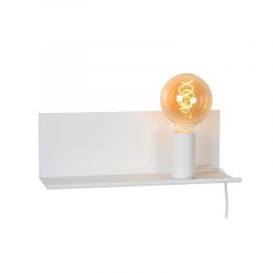 Weiße Wandleuchte Modern, Sebo, mit Schalter